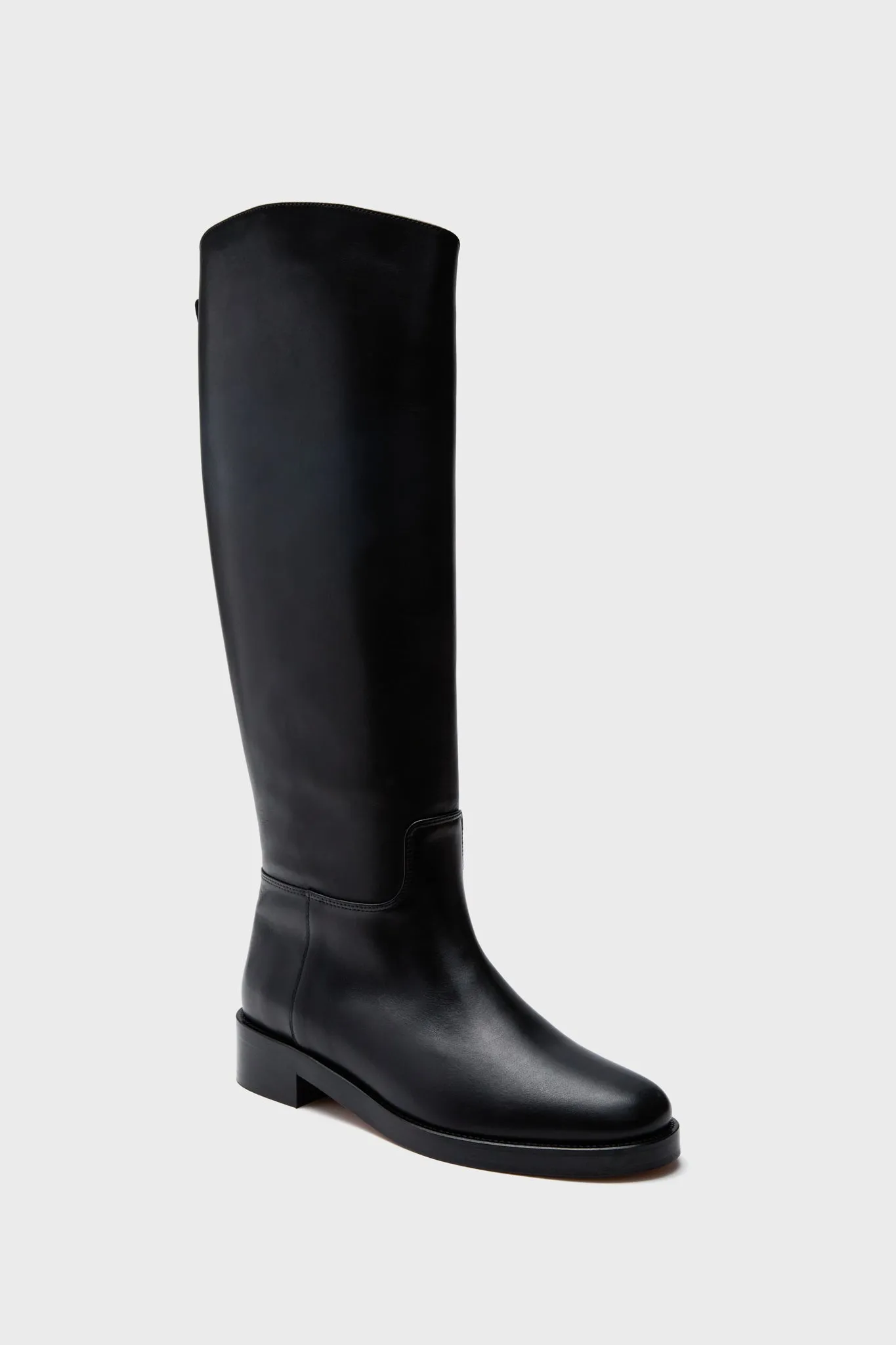 Black Leather Atelier Equestrian Boot sold by Tuckernuck