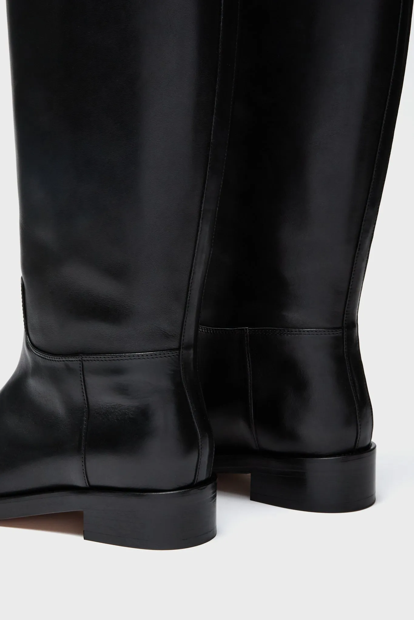 Black Leather Atelier Equestrian Boot sold by Tuckernuck product image thumbnail 5