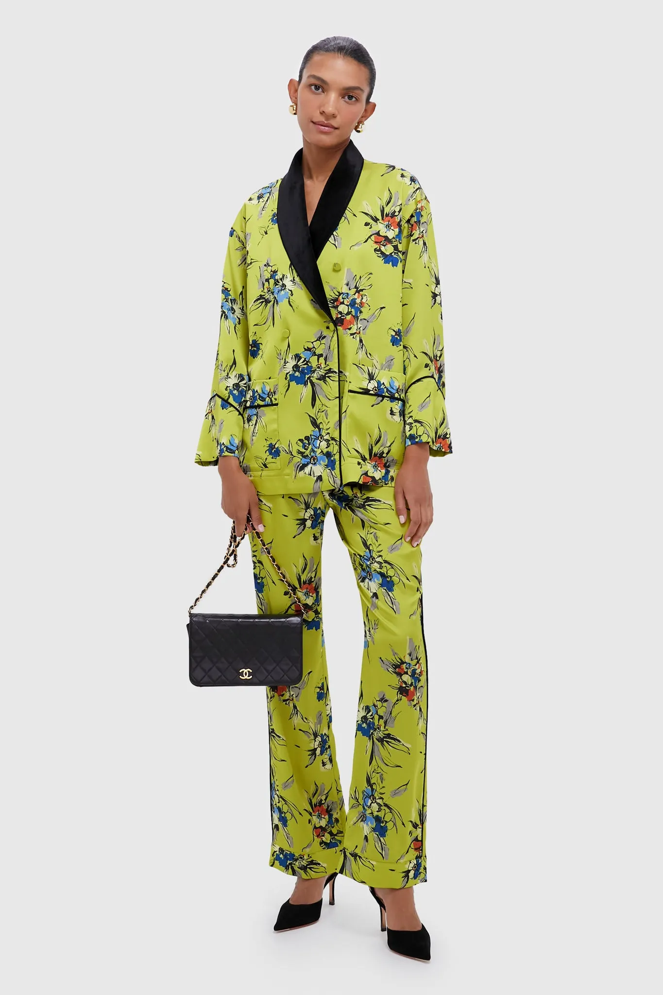 CHANEL Black Medium Vintage Quilted Lambskin Full Flap Bag sold by Tuckernuck product image thumbnail 3