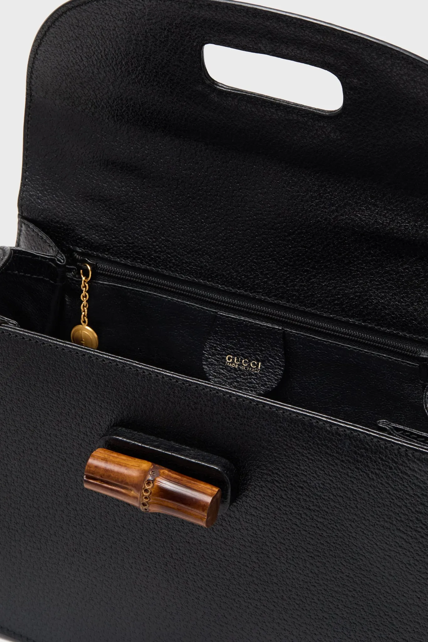 Gucci Black Medium Bamboo Top Handle Bag sold by Tuckernuck product image thumbnail 4