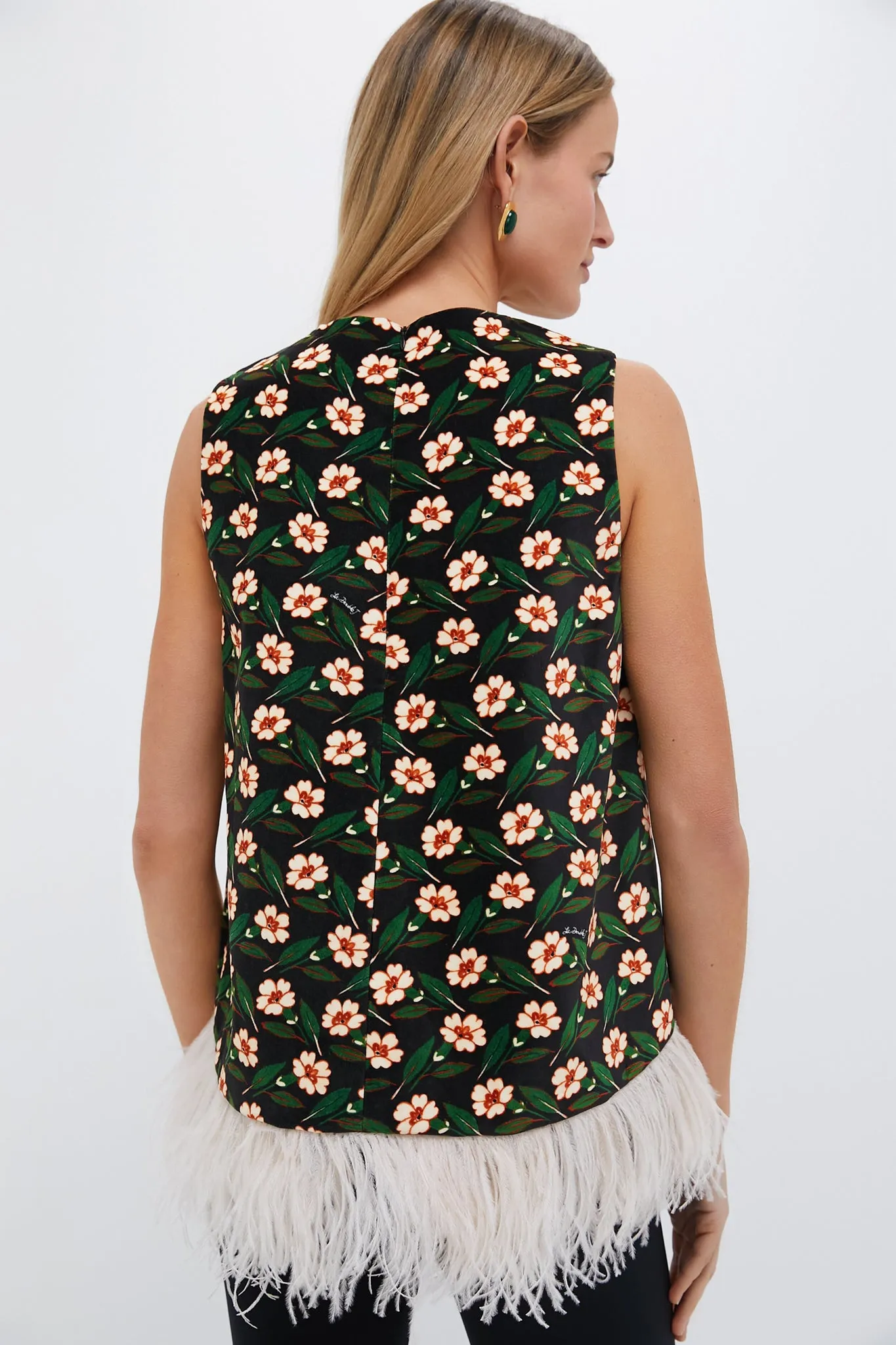 Mayfair La Scala Top With Feathers sold by Tuckernuck product image thumbnail 4