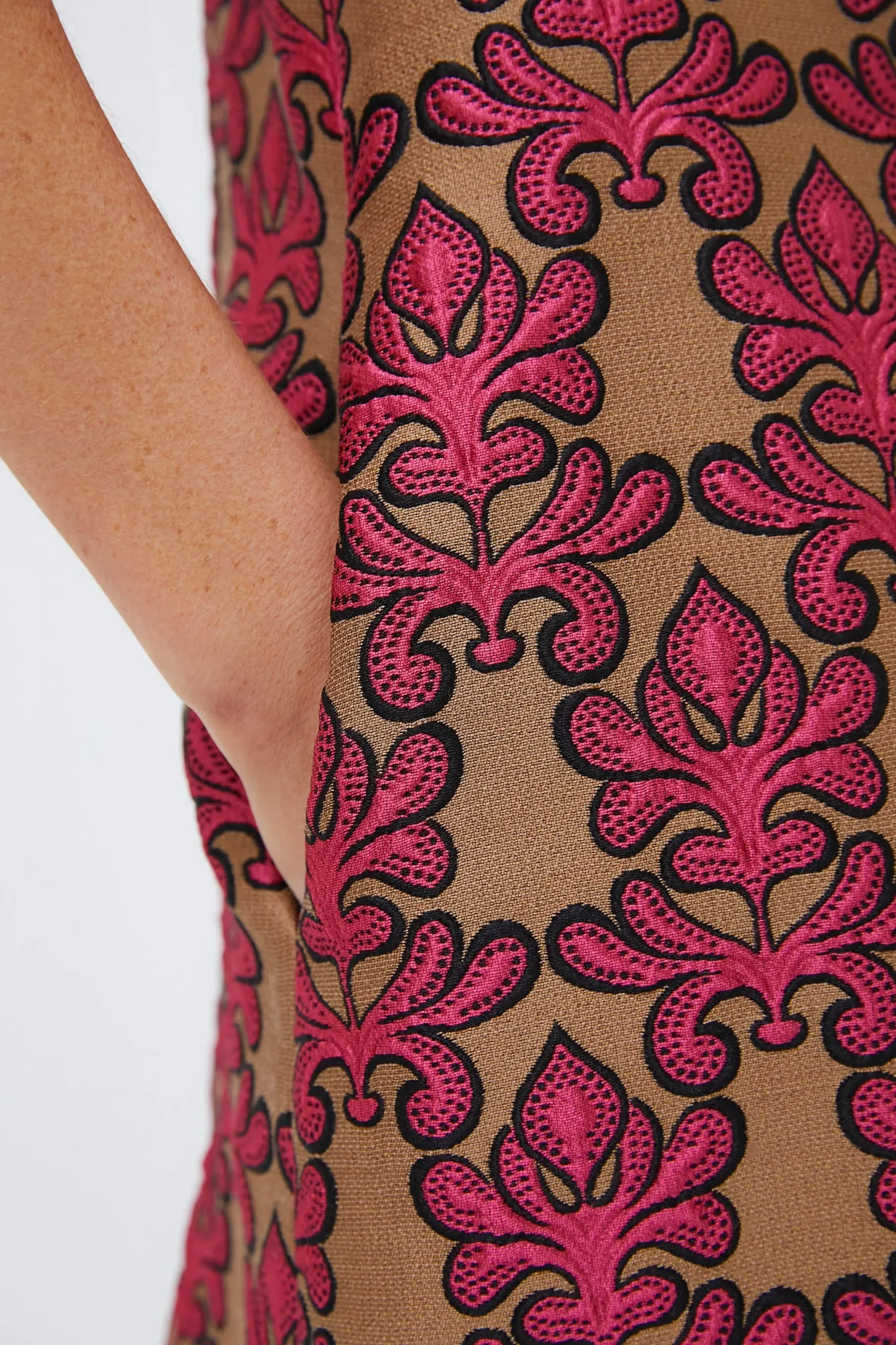 Herald Jacquard Mini Swing Dress sold by Tuckernuck product image thumbnail 5