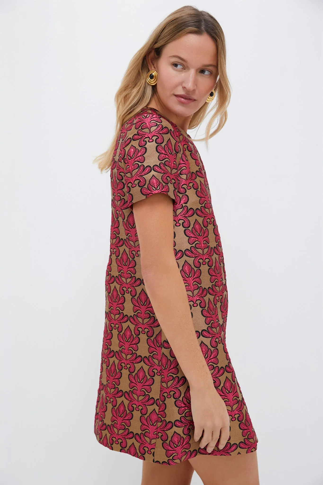 Herald Jacquard Mini Swing Dress sold by Tuckernuck product image thumbnail 3