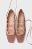 Pink Louisa Flats sold by Tuckernuck