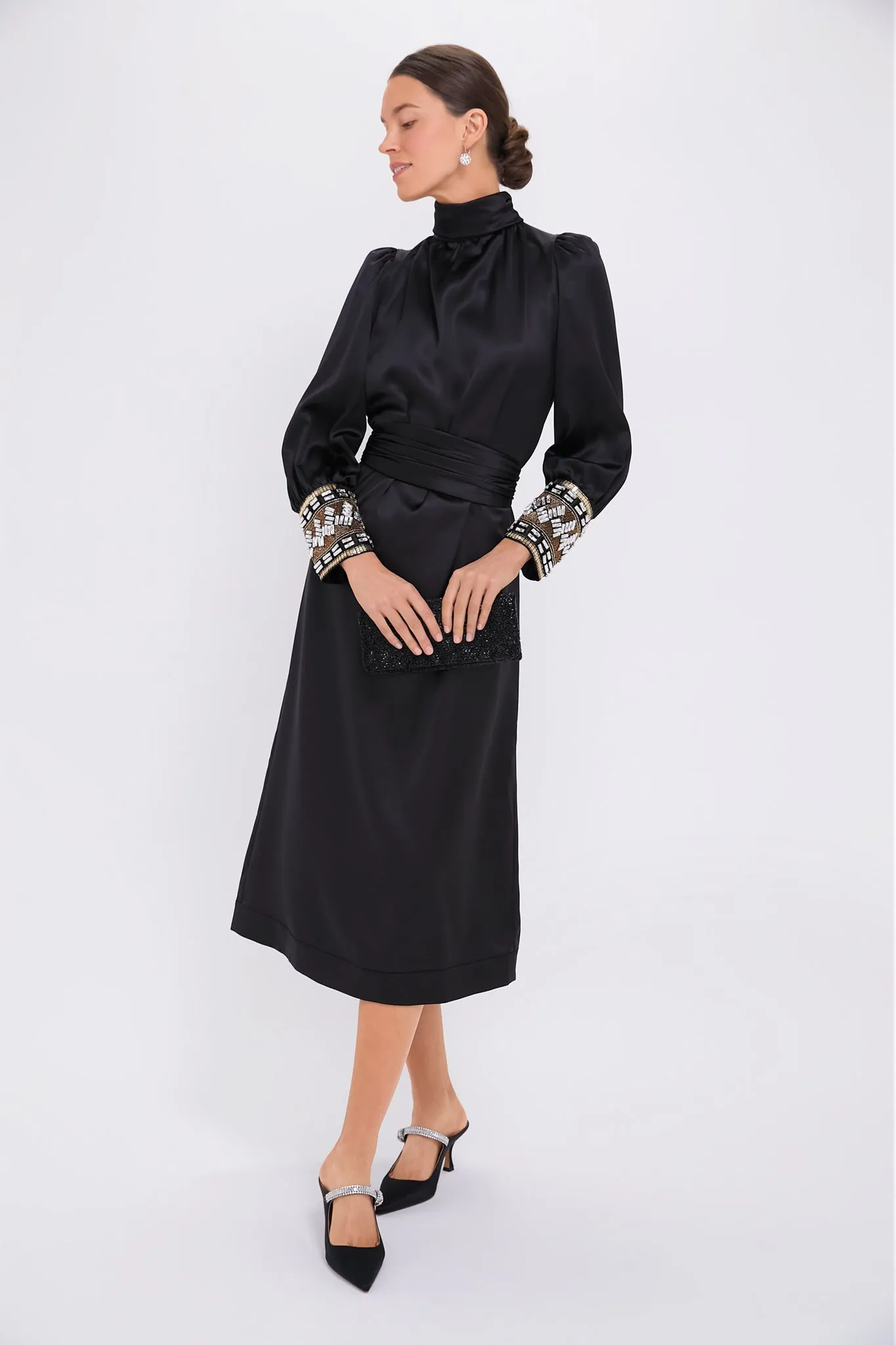 Black Embellished Faven Dress sold by Tuckernuck product image thumbnail 3