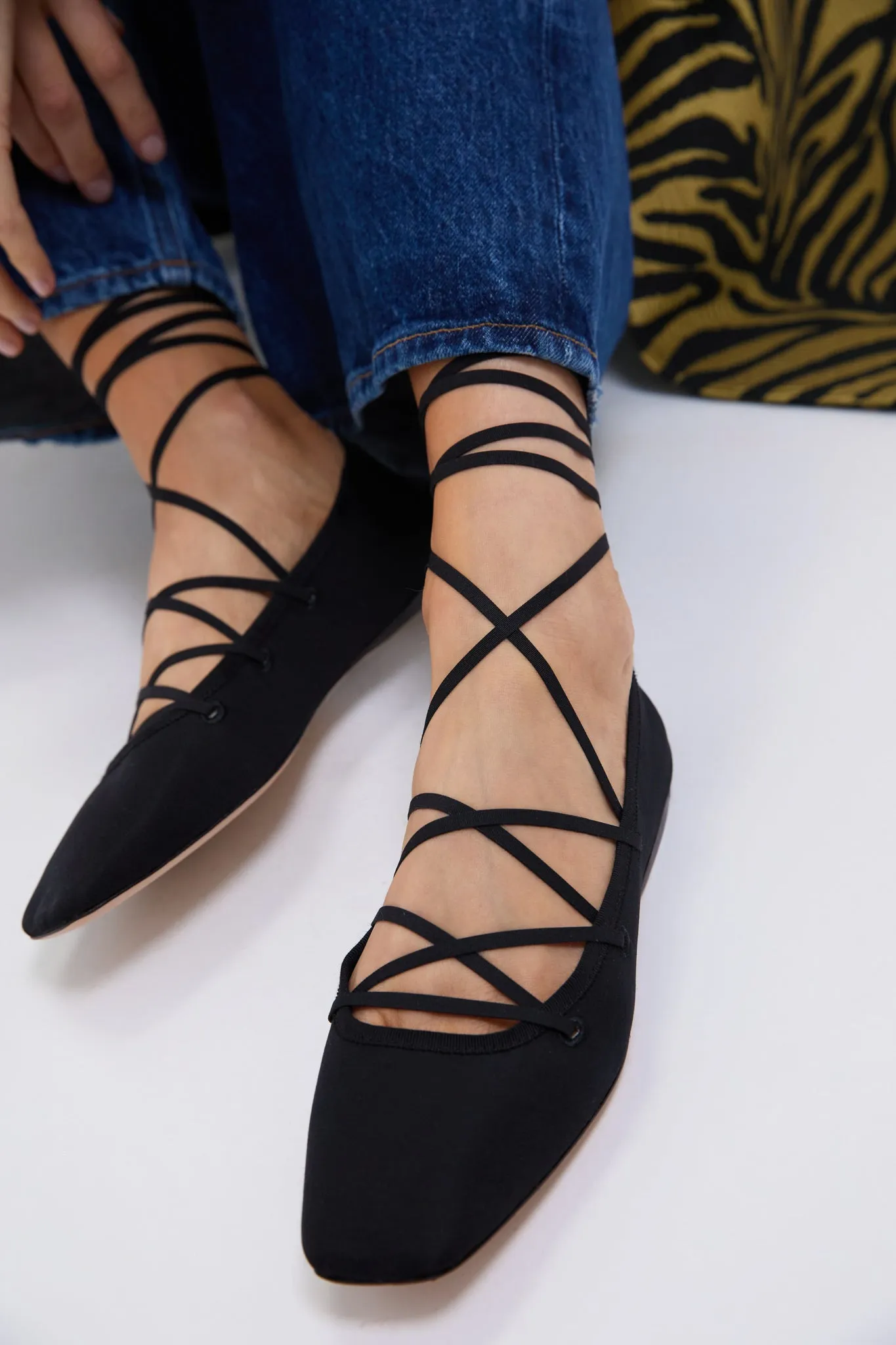 Black Louisa Flats sold by Tuckernuck product image thumbnail 2