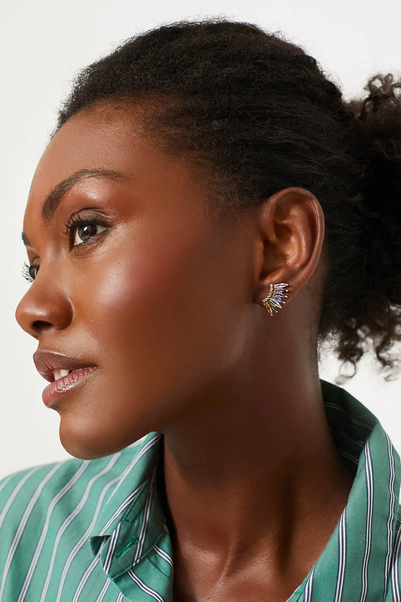 Multi Petite Crystal Madeline Studs sold by Tuckernuck product image thumbnail 2