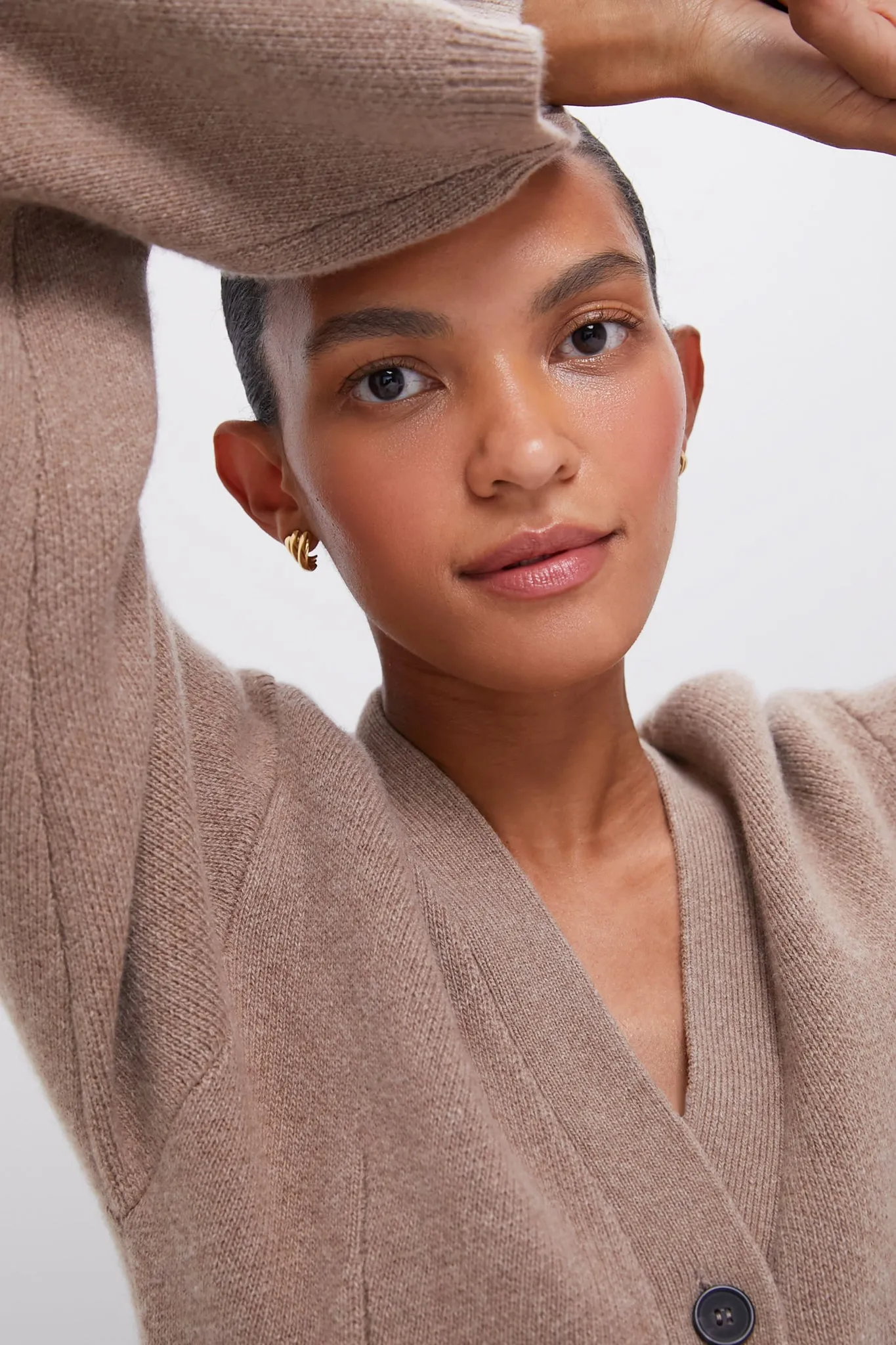 Walnut Paris V-Neck Button Front Cardigan sold by Tuckernuck product image thumbnail 5