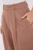 Deep Khaki Bari Crop Trouser sold by Tuckernuck