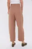 Deep Khaki Bari Crop Trouser sold by Tuckernuck