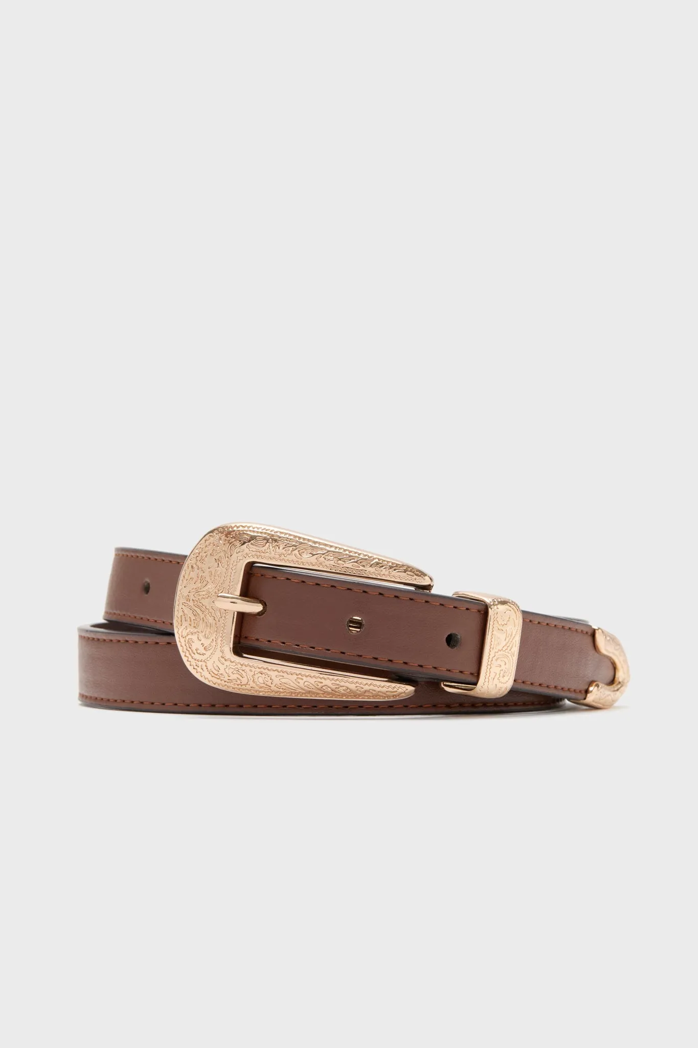 Brown Phoenix Belt sold by Tuckernuck