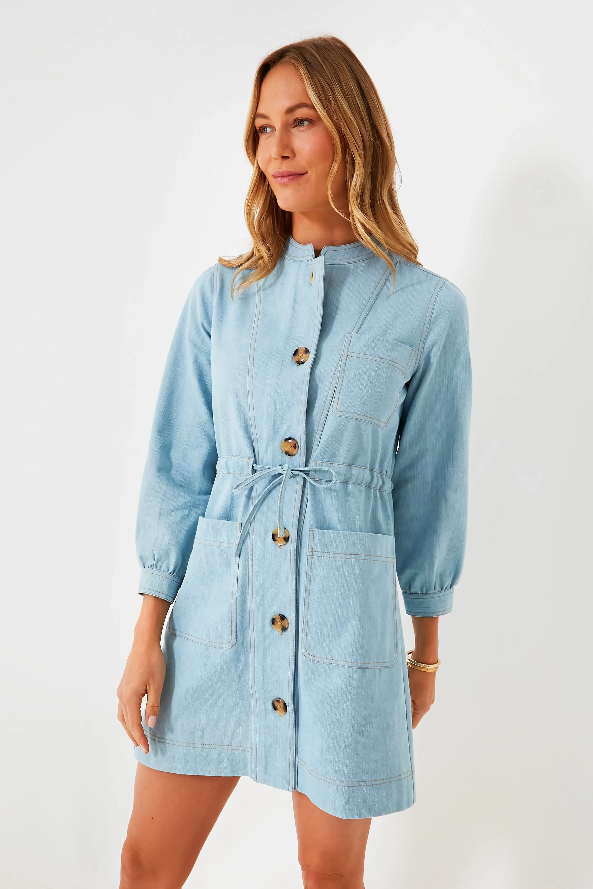 Chambray Crosby Dress sold by Tuckernuck product image thumbnail 2