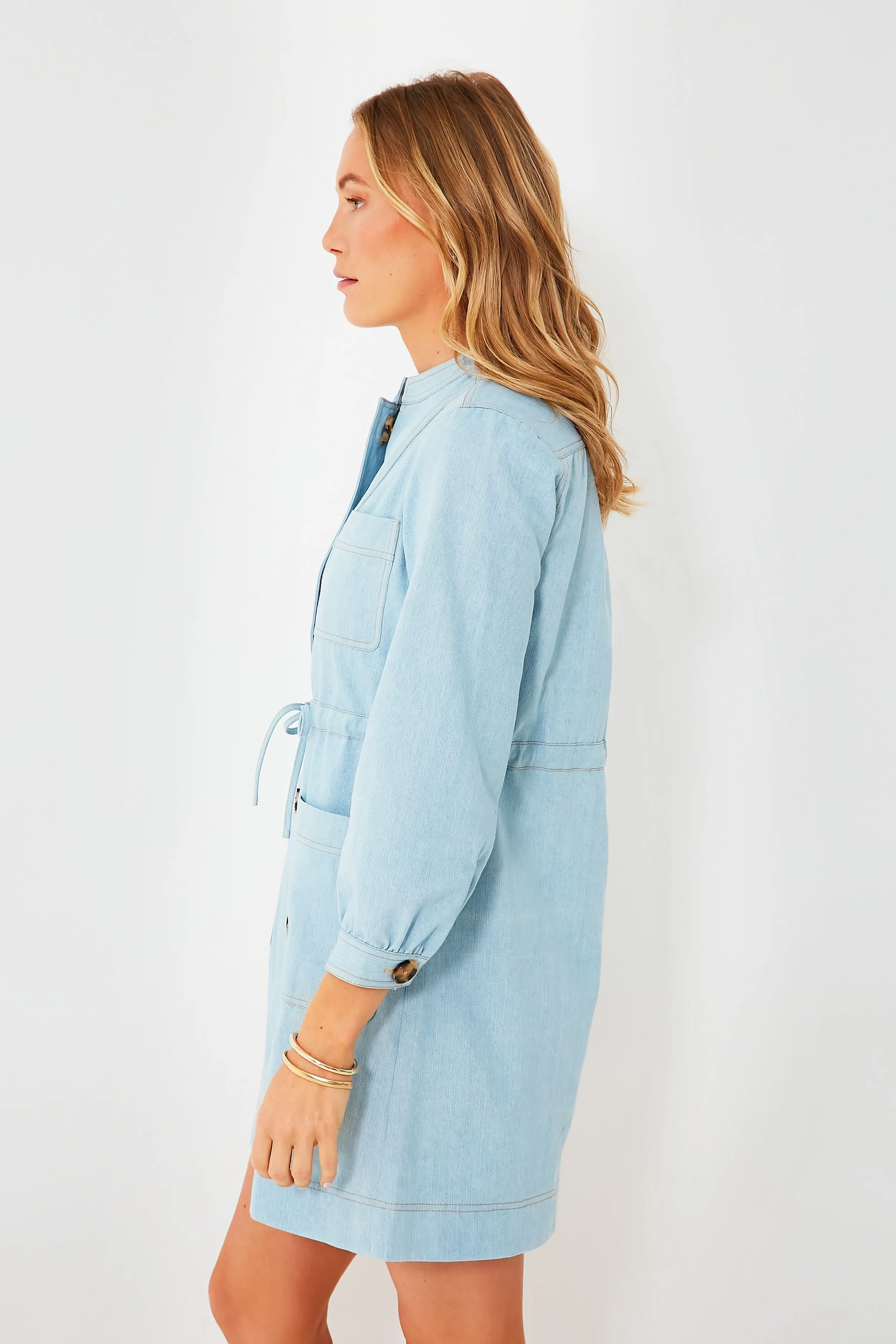 Chambray Crosby Dress sold by Tuckernuck product image thumbnail 3