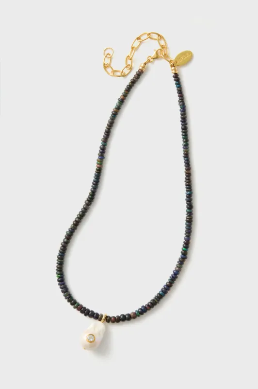 Black Opal Castillo Necklace sold by Tuckernuck