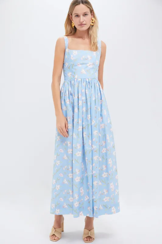 Blue Hibiscus Scoop Neck Dress sold by Tuckernuck