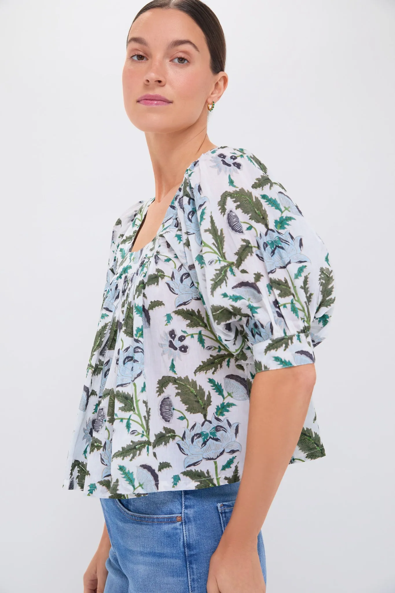 Deep Slate Green Viti Top sold by Tuckernuck product image thumbnail 3