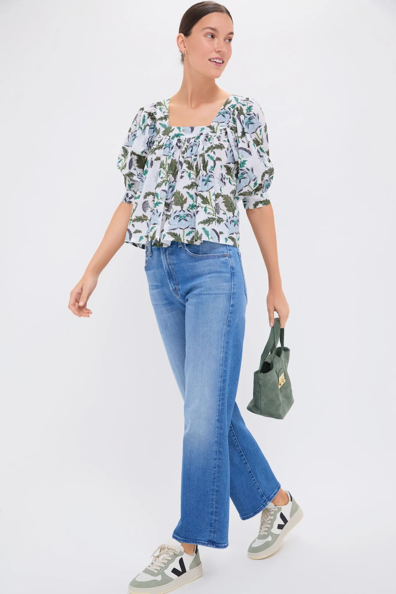 Deep Slate Green Viti Top sold by Tuckernuck product image thumbnail 2