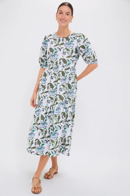 Exclusive Deep Slate Green Gaia Dress sold by Tuckernuck