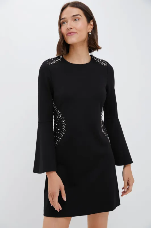 Black Embellished Farrow Dress made by Tuckernuck