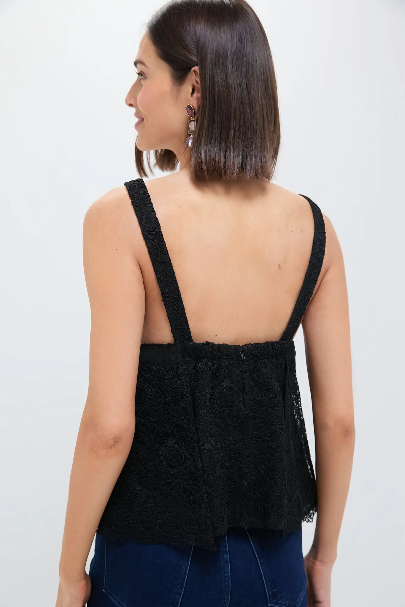 Black Lace Anais Top sold by Tuckernuck product image thumbnail 4