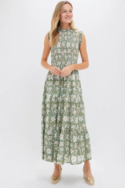 Ivy Olive Sleeveless Smocked Maxi Dress sold by Tuckernuck
