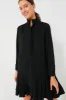 Black Crepe Tate Dress sold by Tuckernuck