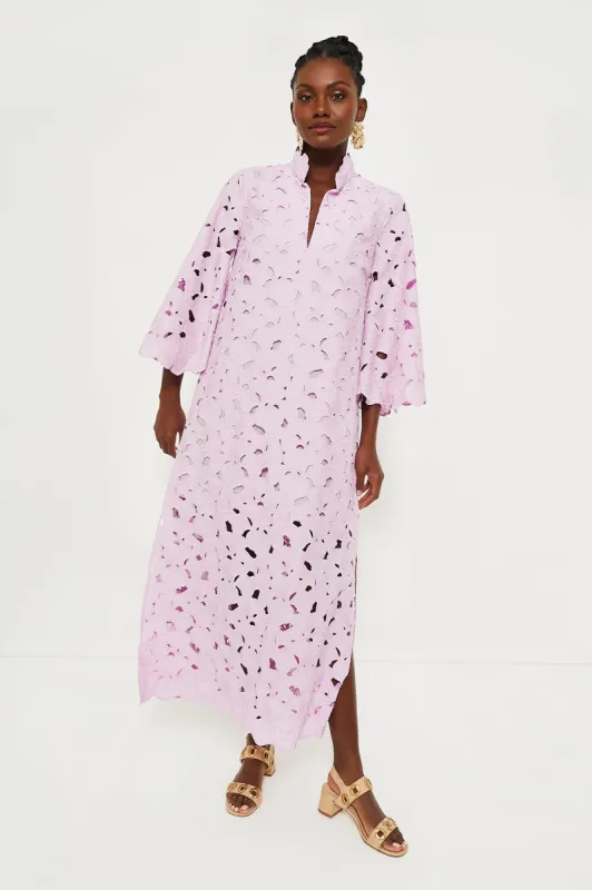 Lilac Floral Lace Clarice Dress sold by Tuckernuck