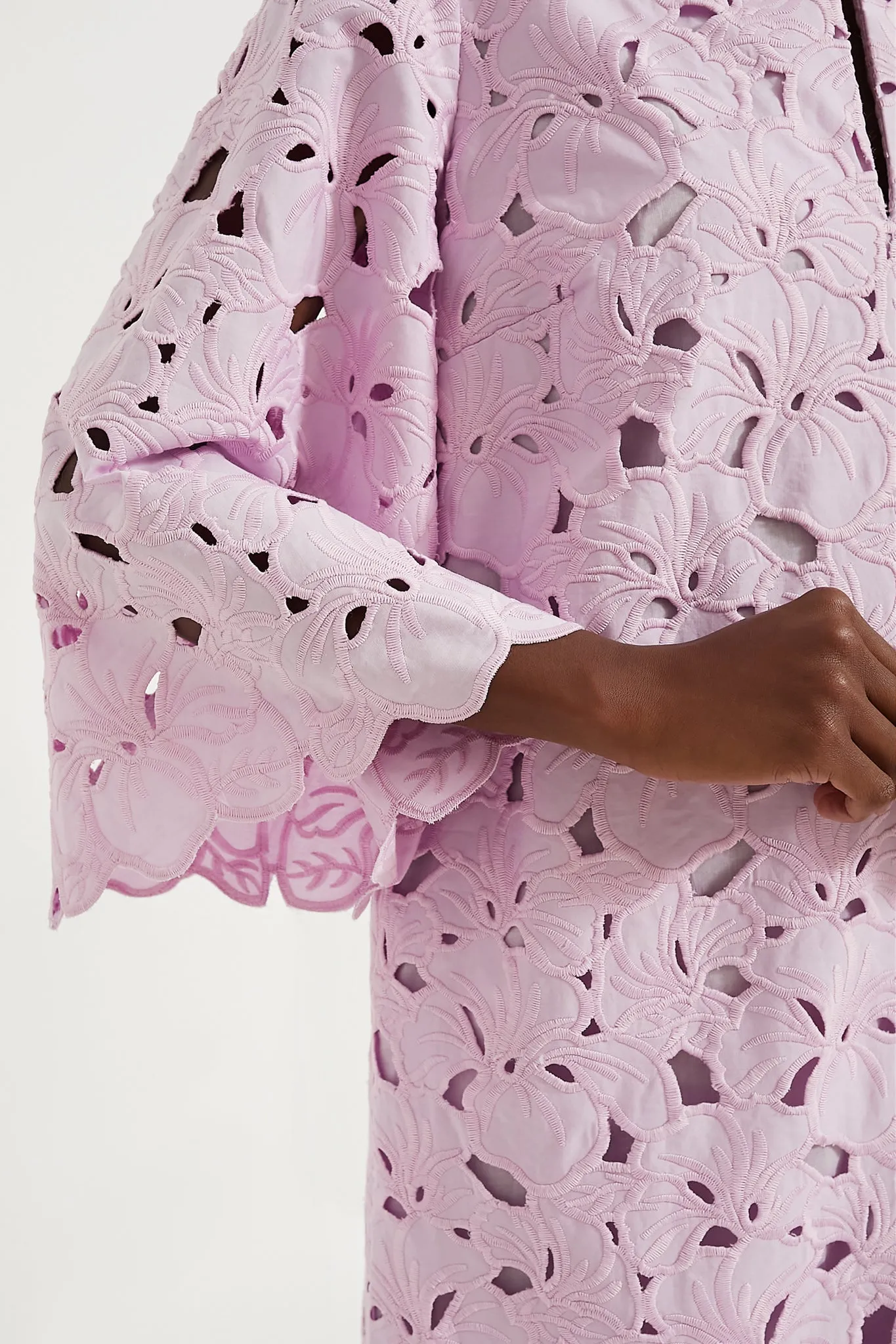 Lilac Floral Lace Clarice Dress sold by Tuckernuck product image thumbnail 2