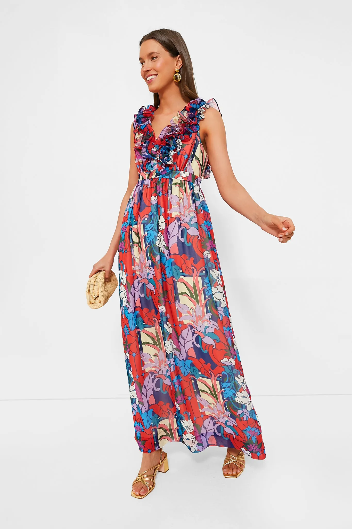 Climbing Cosmos Priscilla Dress sold by Tuckernuck product image thumbnail 4