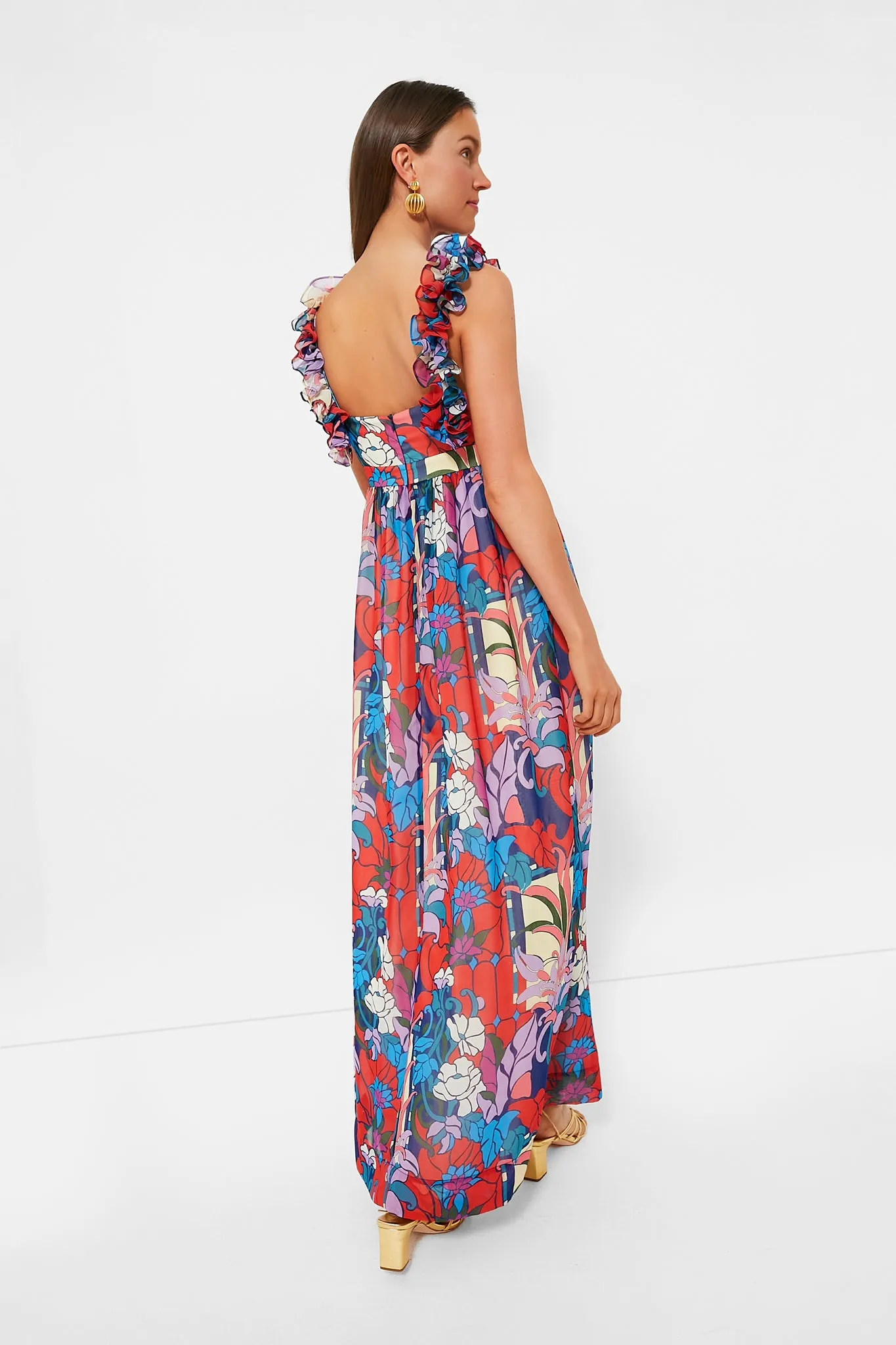 Climbing Cosmos Priscilla Dress sold by Tuckernuck product image thumbnail 5
