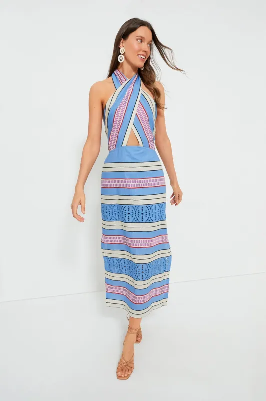 Sorrento Stripe Ames Dress made by Tuckernuck