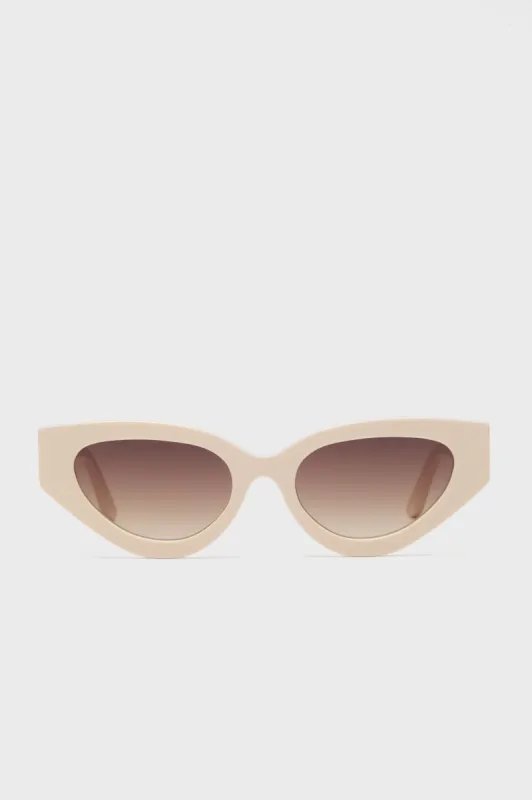 Cream Mary Lou Sunglasses sold by Tuckernuck