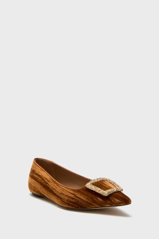 Spiced Camel Nico Flats sold by Tuckernuck