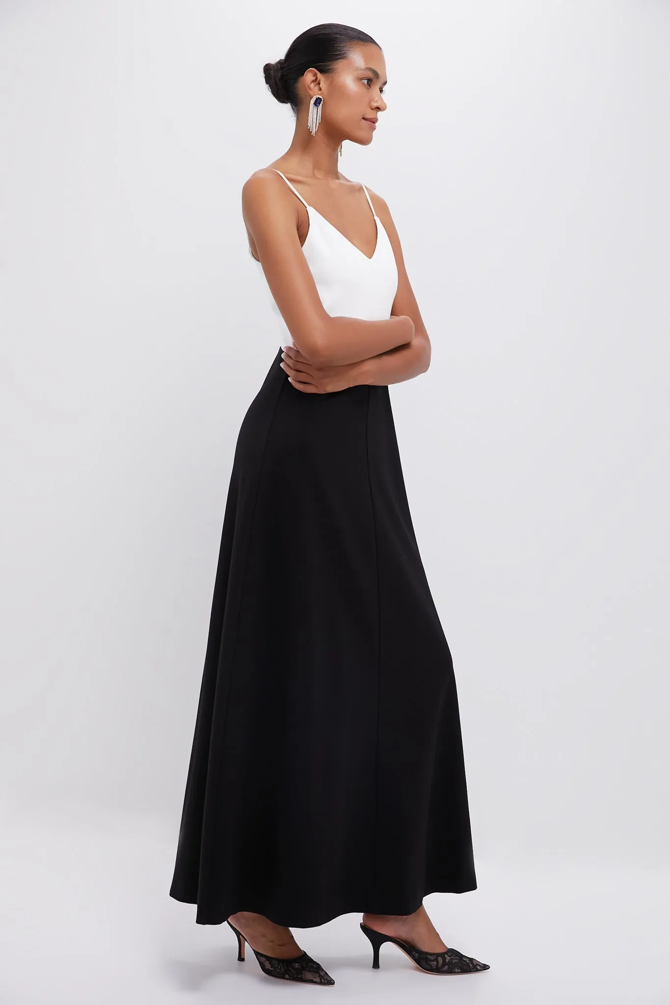 Black and White Lorelai Maxi Dress sold by Tuckernuck product image thumbnail 3