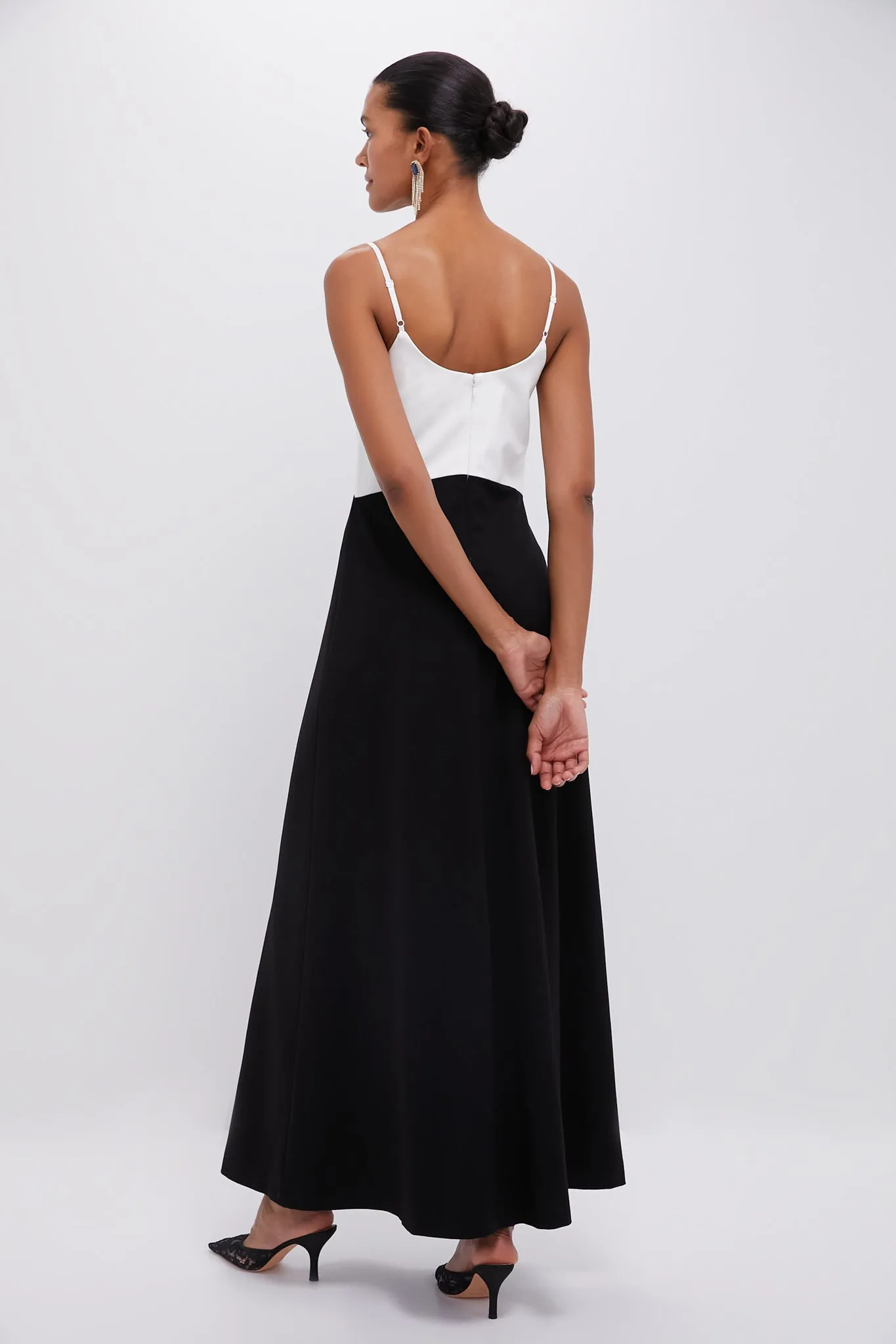 Black and White Lorelai Maxi Dress sold by Tuckernuck product image thumbnail 4