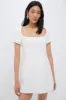 White Priscilla Mini Dress sold by Tuckernuck