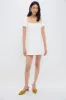 White Priscilla Mini Dress sold by Tuckernuck