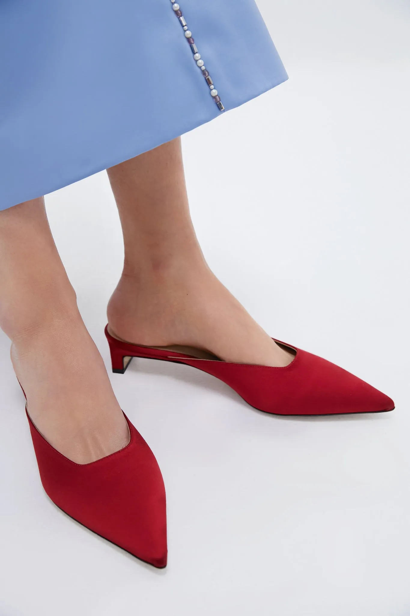 Red Katy Kitten Heels sold by Tuckernuck product image thumbnail 5