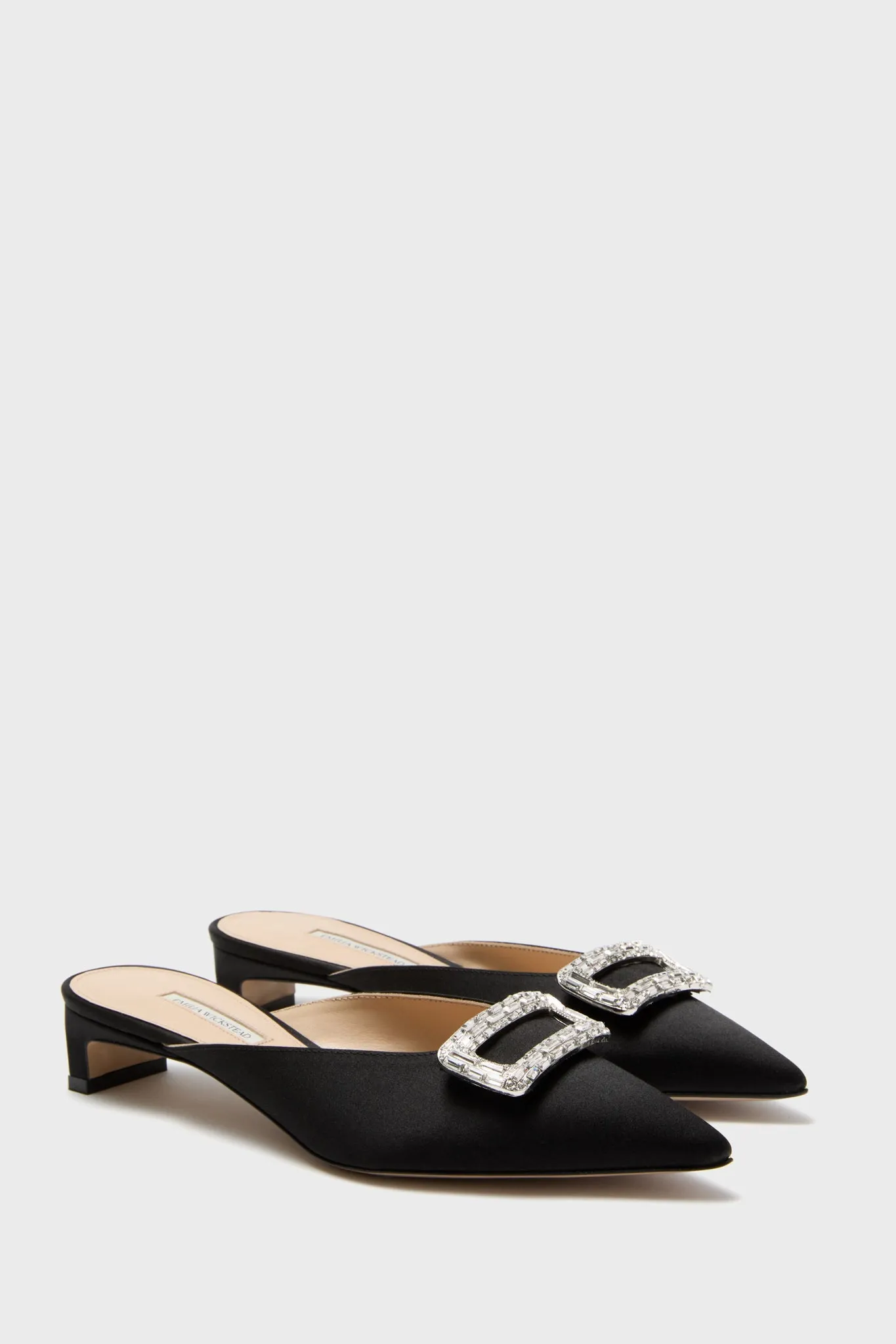 Black Katy Kitten Heels with Jewels sold by Tuckernuck product image thumbnail 4