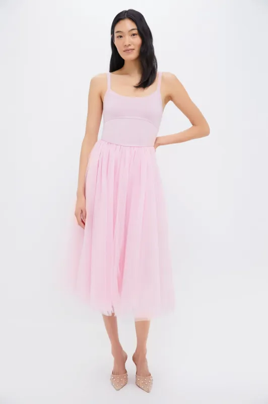 Pink Sleeveless Midi Dress sold by Tuckernuck
