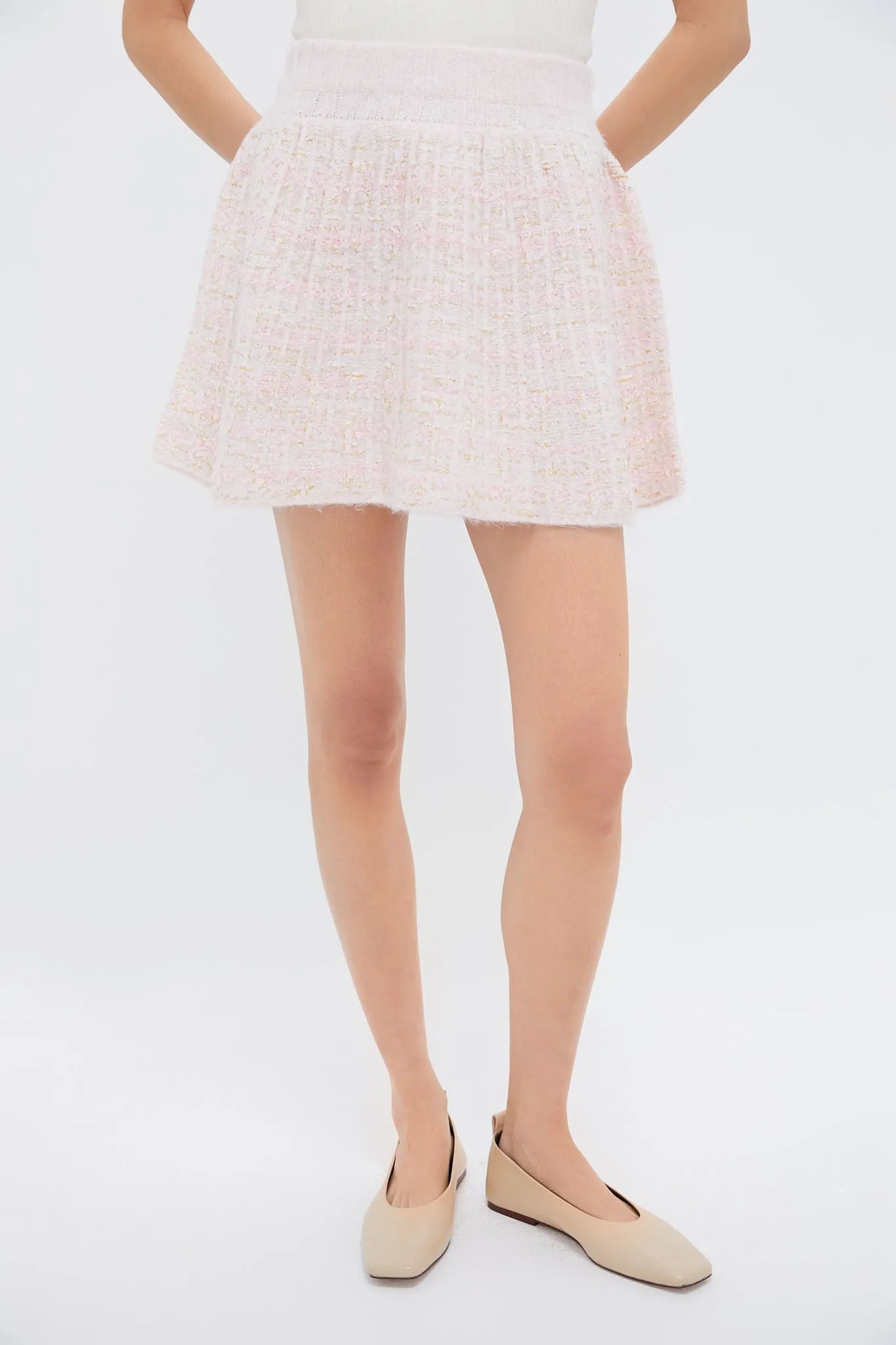 Pink Knit Mini Skirt sold by Tuckernuck