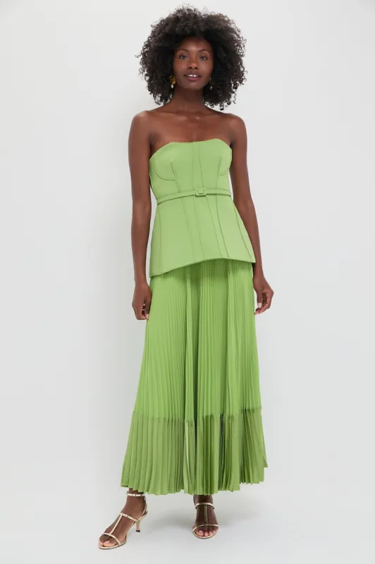 Vine Prisca Bustier Midi Dress sold by Tuckernuck