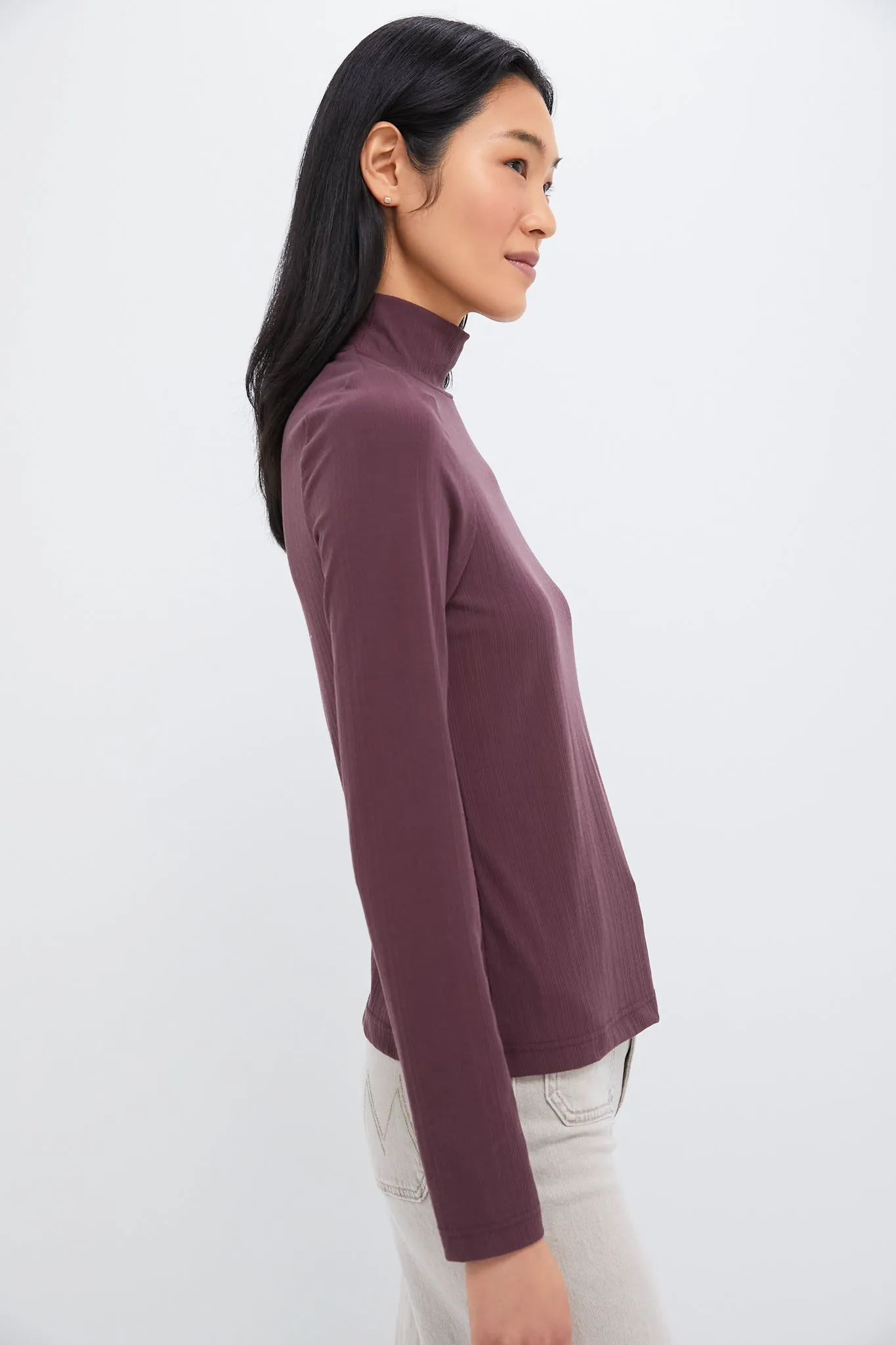 Huckleberry Astrid Fitted Longsleeve Turtleneck Tee sold by Tuckernuck product image thumbnail 3