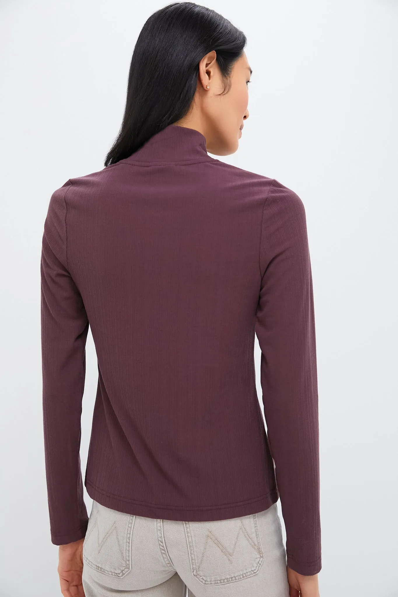 Huckleberry Astrid Fitted Longsleeve Turtleneck Tee sold by Tuckernuck product image thumbnail 4