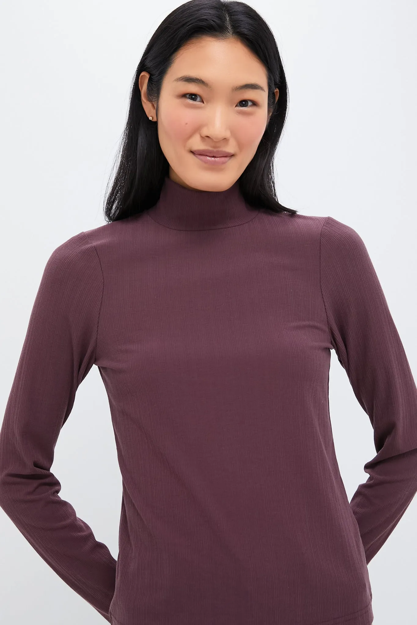 Huckleberry Astrid Fitted Longsleeve Turtleneck Tee sold by Tuckernuck