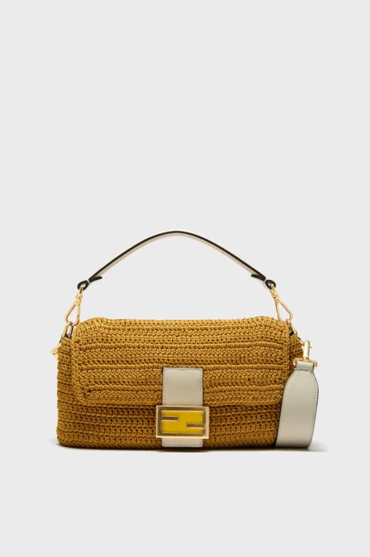 FENDI Woven Crochet Baguette NM Bag sold by Tuckernuck