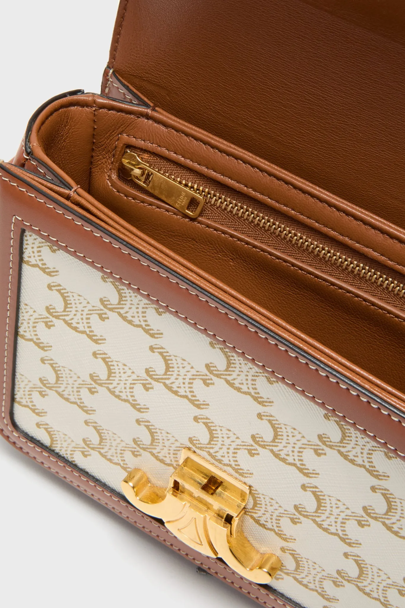 CELINE Coated Canvas Teen Triomphe Shoulder Bag sold by Tuckernuck product image thumbnail 5