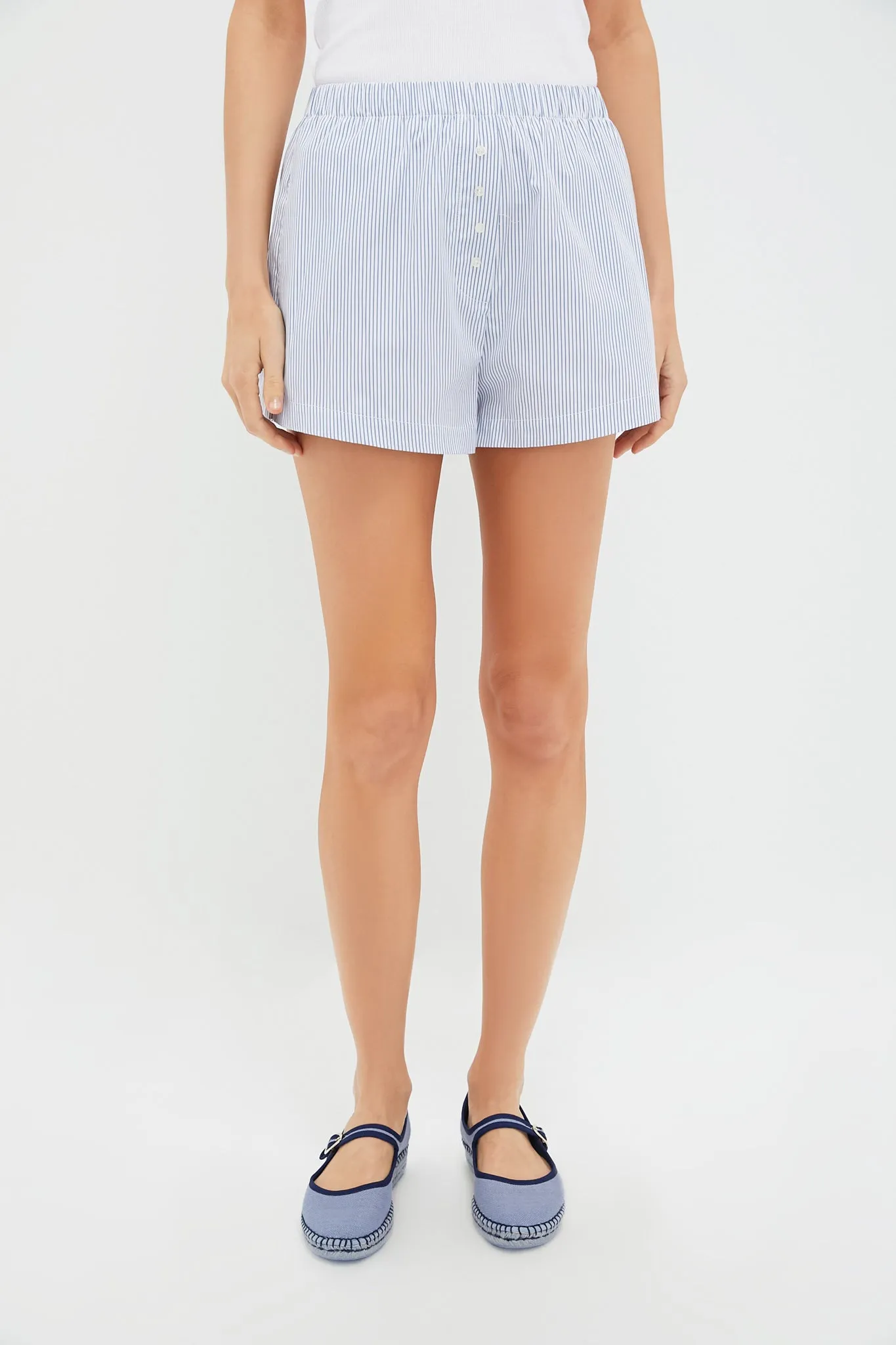 Seaside Stripe Yoshi Boxer Shorts sold by Tuckernuck