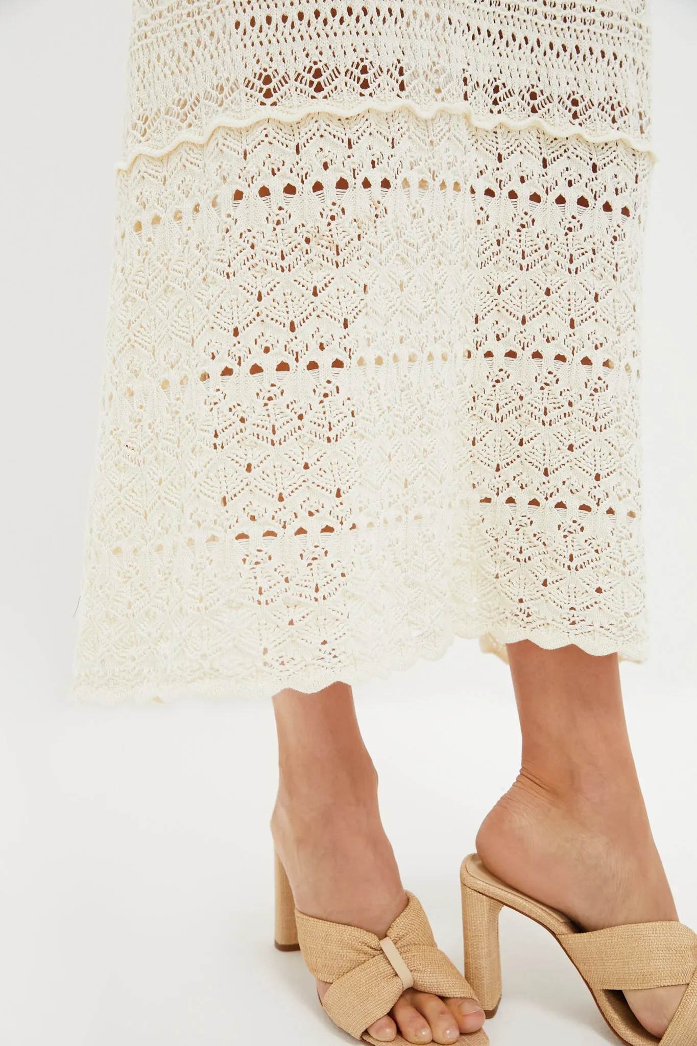Ecru Crochet Maxi Skirt sold by Tuckernuck product image thumbnail 5