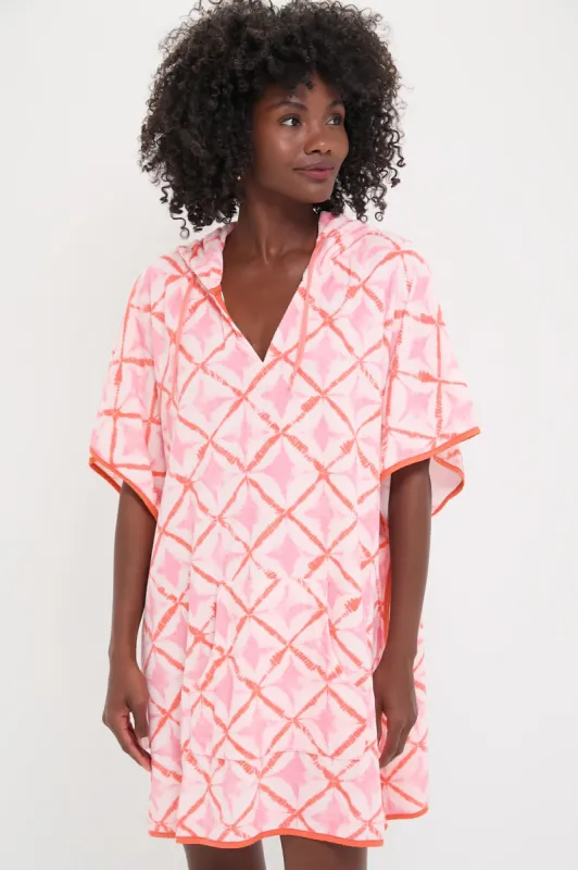 Coral Medallion Terrycloth Cabana Coverup sold by Tuckernuck